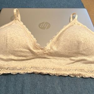 BP Lace Bralette cotton plus 2X